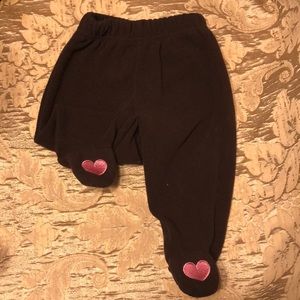 Brown and Pink Pants with feet